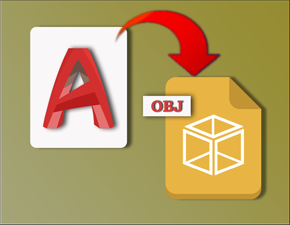 AutoCAD OBJ exporter cad plugin