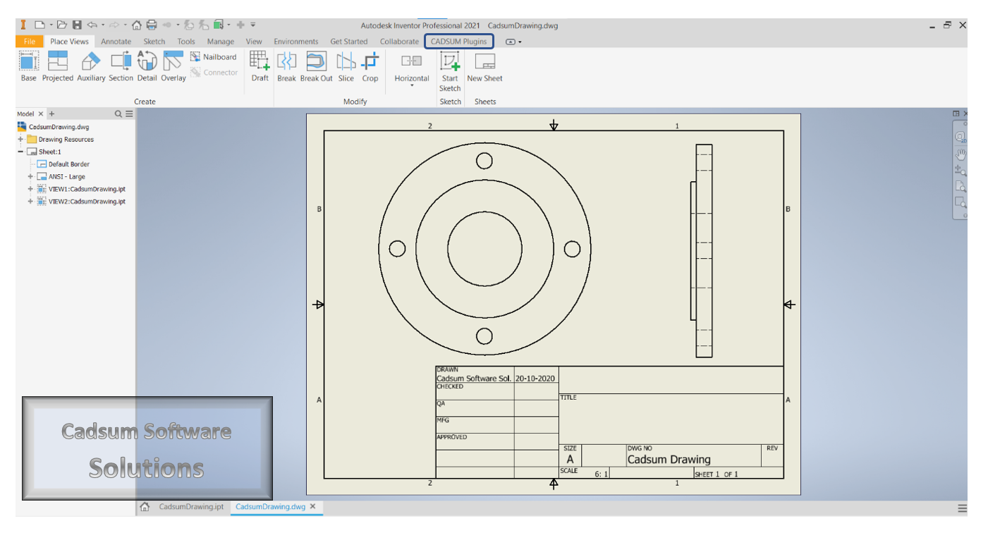 Adding Inventor Part Sketches to Drawings - IMAGINiT Manufacturing  Solutions Blog
