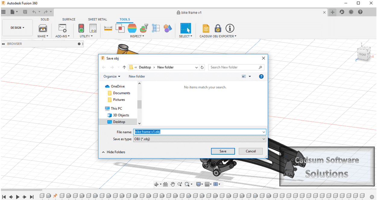 OBJ Exporter For Fusion 360